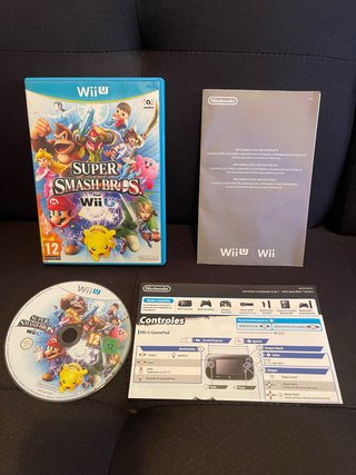 Super Smash Bros. Wii U + Manuales