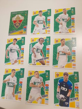 Lote 9 Cartas Elche Adrenalyn XL 22/23