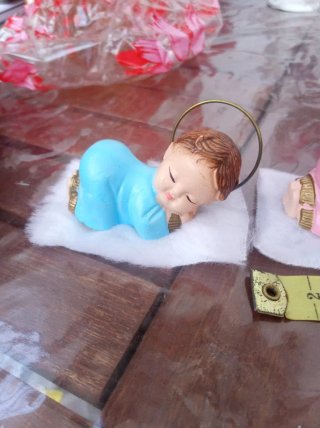 2 Figuras Niño Jesús Durmiendo