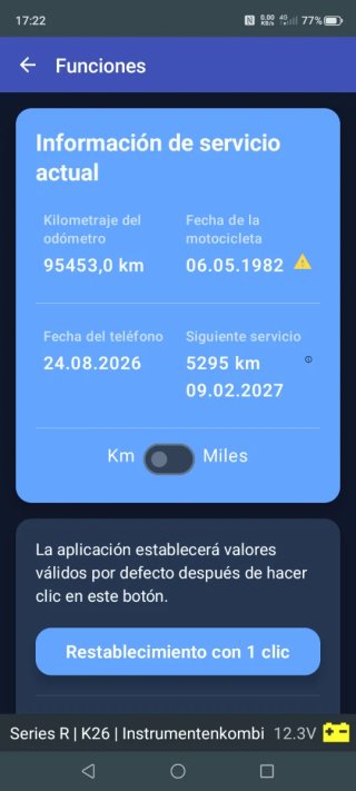 MOTOSCAN Reset Service BMW