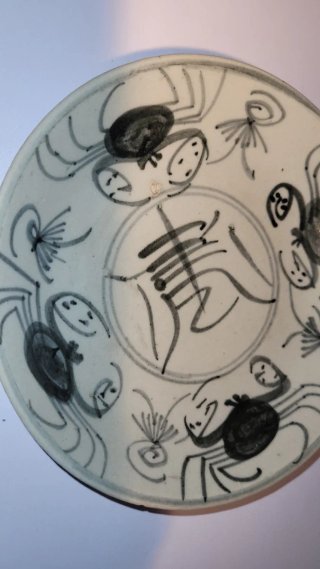 2 Antichi Piatti in Ceramica Cinese
