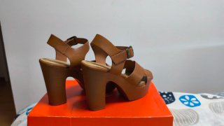 Sandalias Marrones de Plataforma