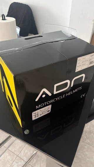 Casco Moto ADN Stelvio Blanco Talla M