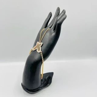 Pulsera Manita Mariposa Bicolor 18K