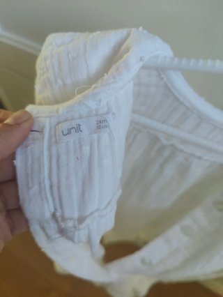 Pelele blanco plumeti 24 meses