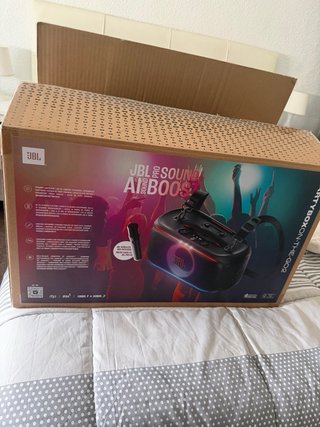 Altavoz JBL Negro con Micrófono