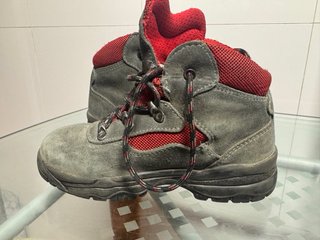 Botas Chiruca niño Gore-Tex grises y rojas talla33