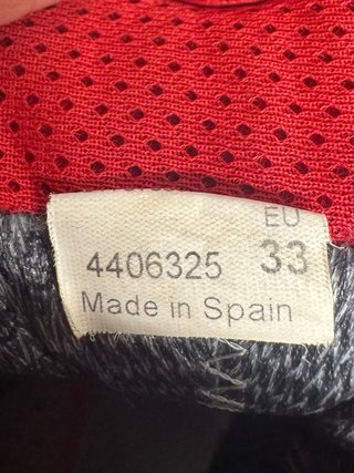 Botas Chiruca niño Gore-Tex grises y rojas talla33