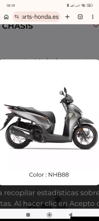 Despiece Honda SH 300 (2018-2020)