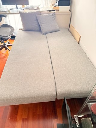 Sofá Cama Ikea Gris 3 plazas