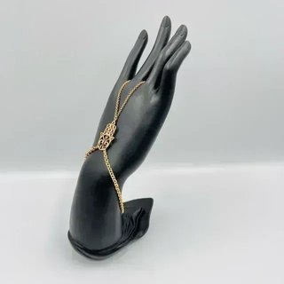 Pulsera Mano de Fátima 18K