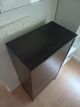 Zapatero Ikea BISSA marrón