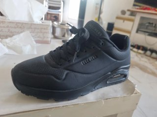 Zapatillas Skechers Hombre Negras