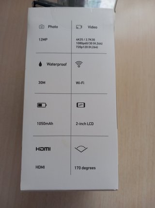 Cámara de Acción 4K M2 TEC + Tarjeta 64GB