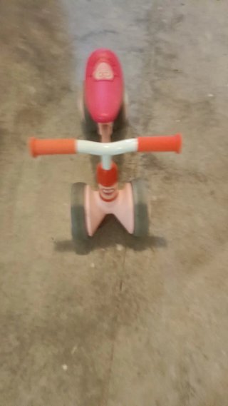 Bicicleta sin pedales niña rosa