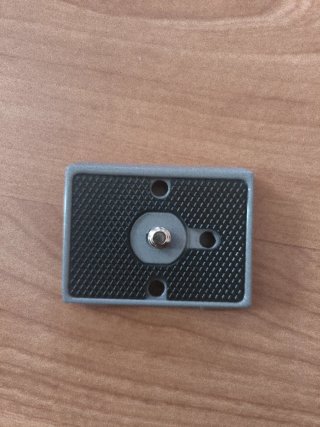 Placa liberación rápida cámara Manfrotto