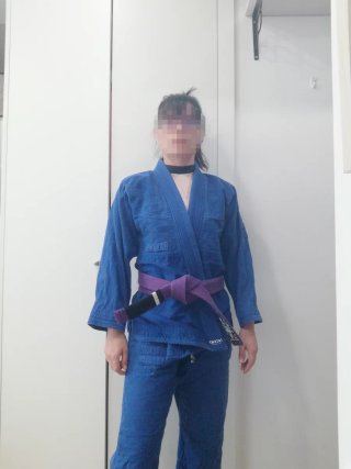 Kimono Jiu Jitsu Tatami Mujer azul Talla F2