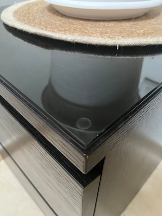 Cajonera (con cristal) de noche IKEA
