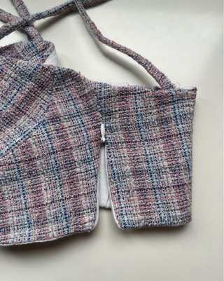 Top Corset ZARA Crop Multicolor