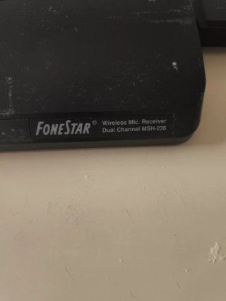 Fonestar MSH-236 Dual Channel Micrófonos Inalámbri