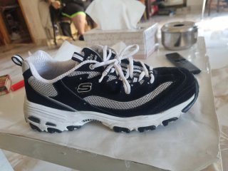 Zapatillas Skechers Hombre Negro/Gris