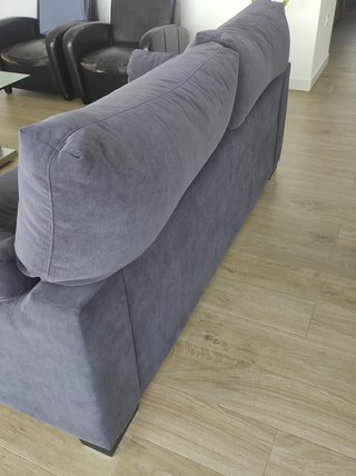 Sofá 3 plazas gris en venta.