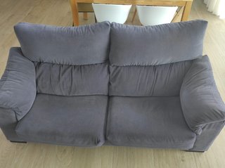 Sofá 3 plazas gris en venta.