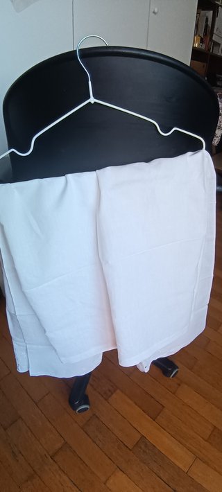 Set Asciugamani Lino Ricamato Bianco