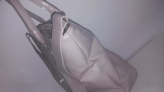 Bolso gris y Plateado