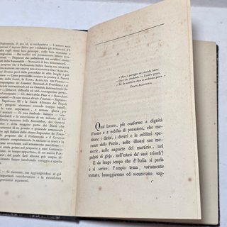 Libro Antico 1860 Studii sull'Italia Garilli