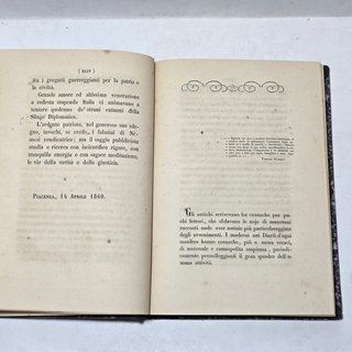 Libro Antico 1860 Studii sull'Italia Garilli