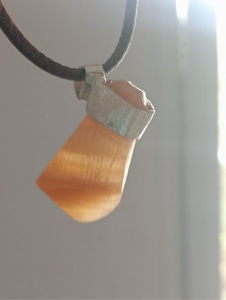 Pétalo de Prehnita Dorada Plata Fina