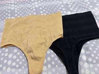 Fajas Tanga Reductoras Beige y Negra