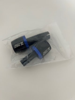 Contrapesos Manillar Moto Negro/Azul