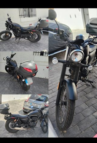 MOTRON REVOLVER 125cc Negra