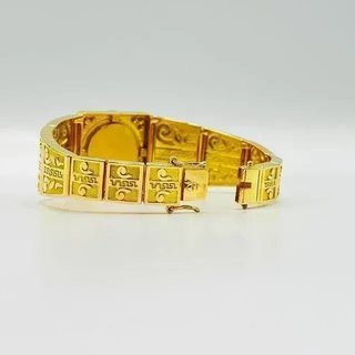 Brazalete Medusa Nacar Circonitas 18K