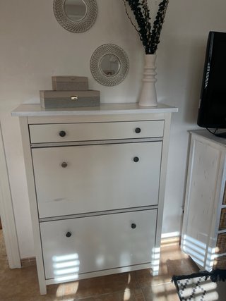Zapatero Ikea Grande Blanco/Beige