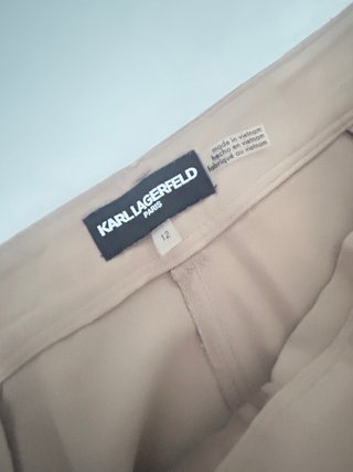 Pantalón cargo beige Karl Lagerfeld mujer