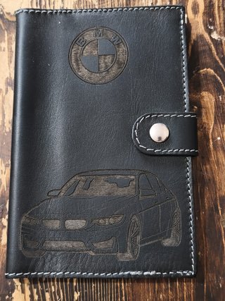 Portadocumenti portalibretto pelle BMW Leather