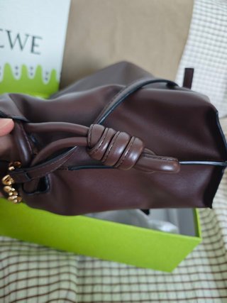 Bolso Loewe Flamenco Piel Napa Marrón