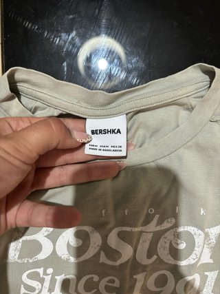 Camiseta Boston Since 1991 Bershka Talla S