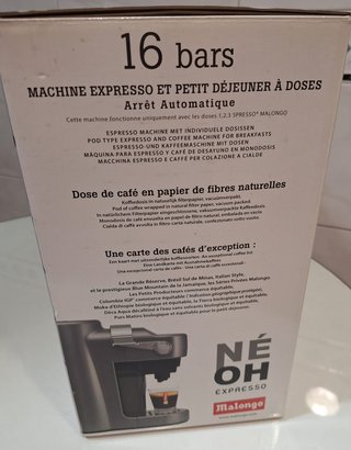 Cafetera Malongo NeOH Monodosis Expresso