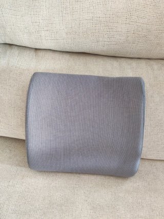 Cojín Lumbar Issage Gris Nuevo
