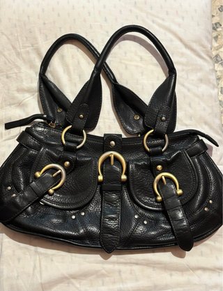 Borsa Coccinelle vintage Y2K nera in pelle