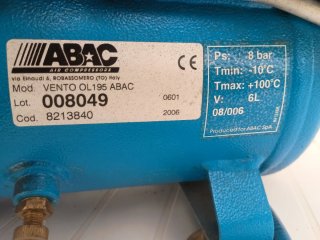 Compresor de aire ABAC con pistolas y complementos