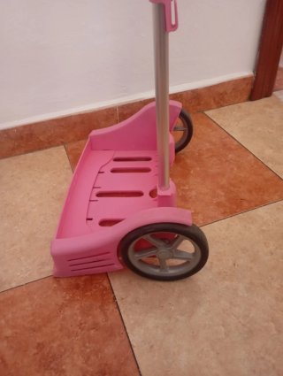 Carrito escolar Safta rosa
