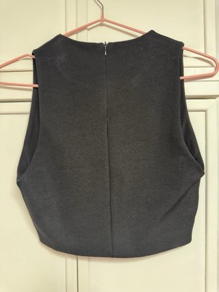 Crop top negro