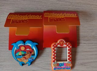 Lote 2 Imanes Mitiquisimos McDonald's