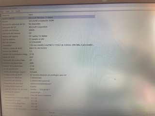 Portátil HP Plata