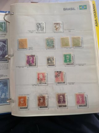 Colección sellos mundo años 70 Planeta-Agostini